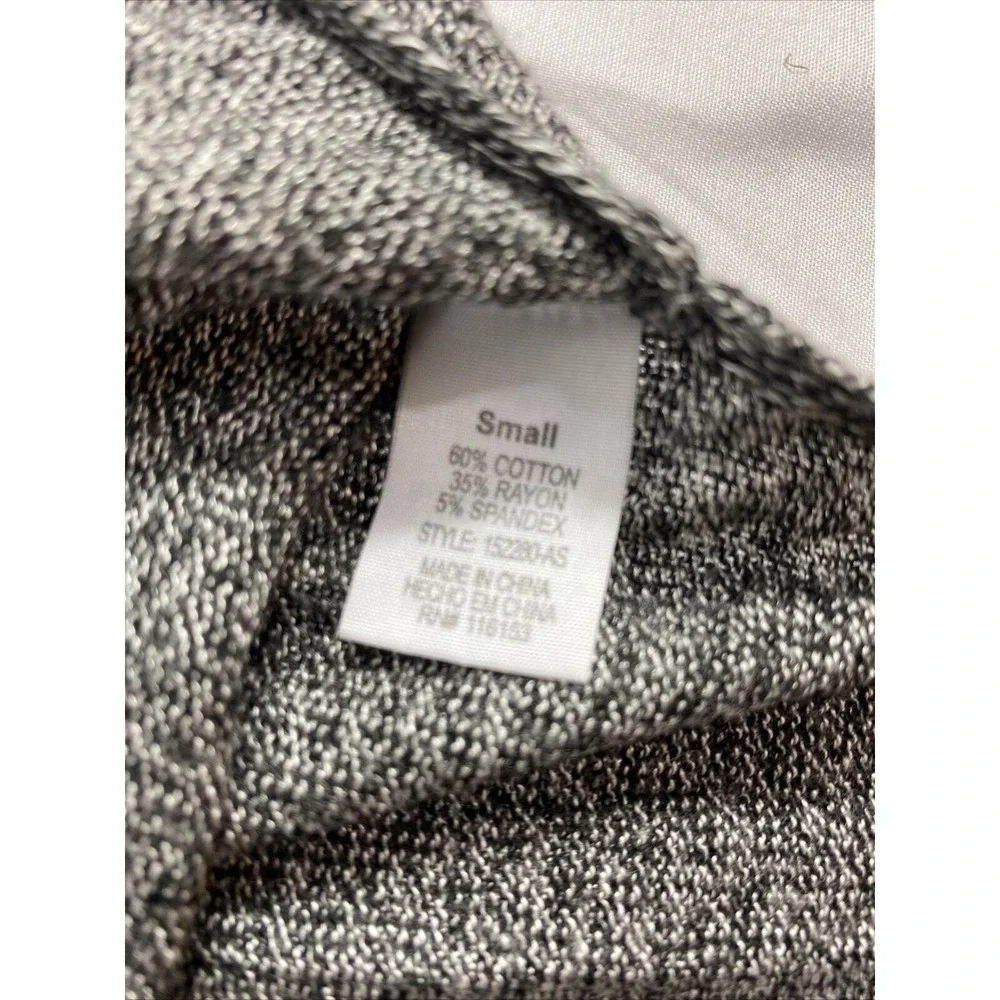 Altar'd State Women's Small Gray Long Sleeve Blouse Lightweight Straps Across